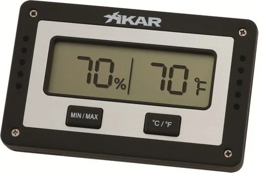 Xikar digital humidor hygrometer rectangular