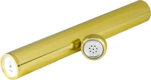 adorini Humidor Tube with Golden Hygrometer