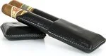 Reinhold Kühn Double Cigar Case Smooth Top Black