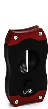 Colibri V-Cut Cigar Cutter Black/Red