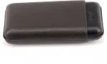 Davidoff cigar case XL-3 leather black leaf