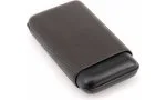 Davidoff cigar case XL-3 leather black leaf
