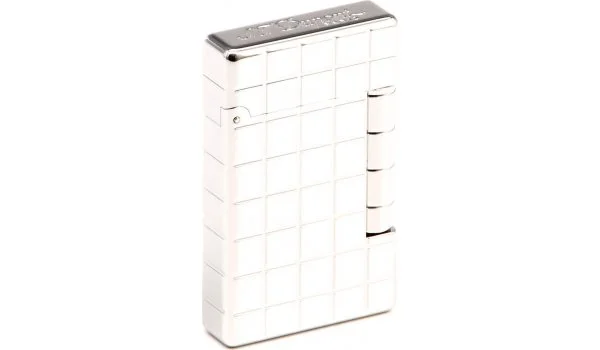 S.T Dupont Lighter Initial Bronze Square White