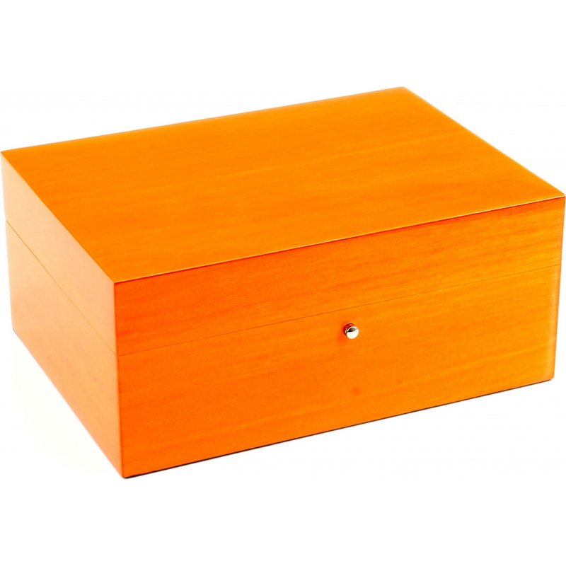Gentili Humidor Orange 10 Cigars Free UK Shipping