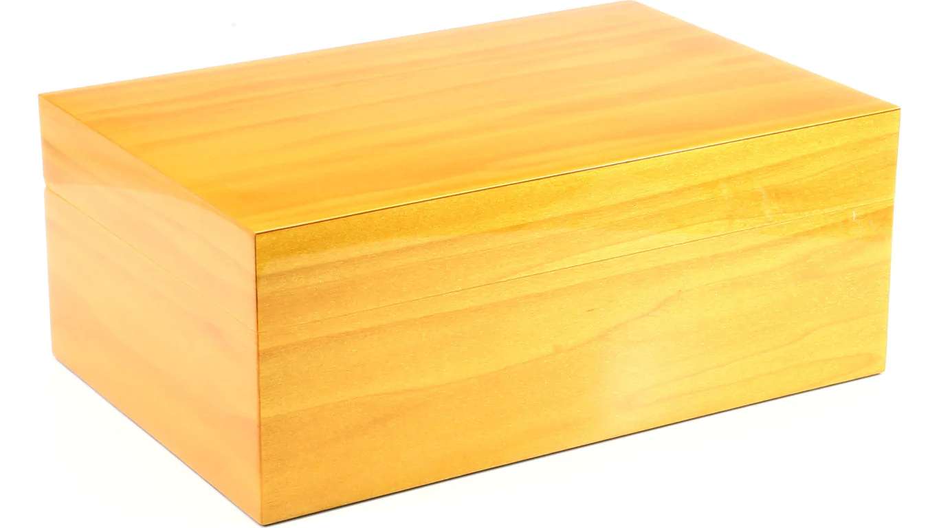 Gentili Humidor Yellow 30 Cigars Free UK Shipping