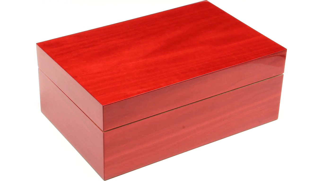 Gentili Humidor Red 30 Cigars Free UK Shipping
