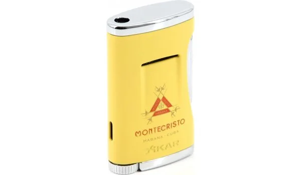 Xikar Montecristo Jet Lighter Yellow