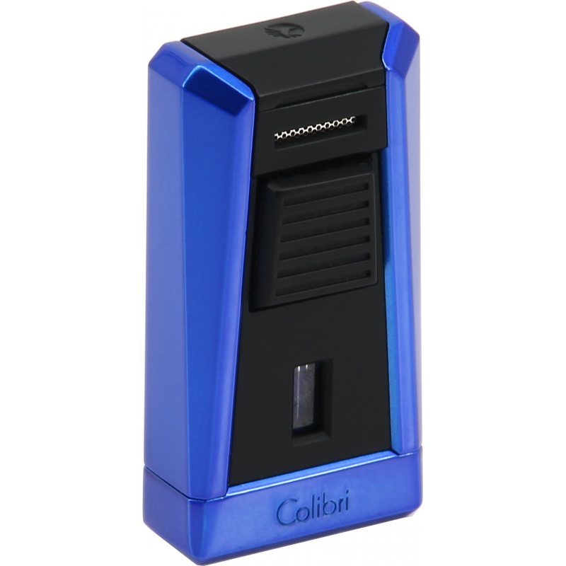 Colibri Stealth Jet Flame Lighter Blue Metallic Black