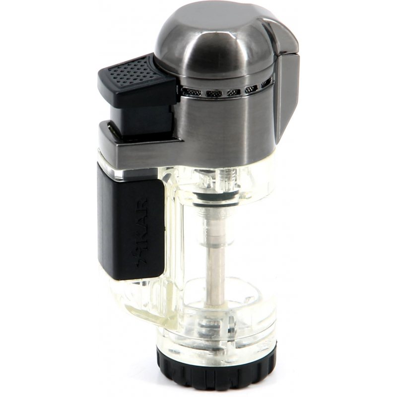 Xikar Jet Lighter Tech Single Jet Flame Clear Transparent