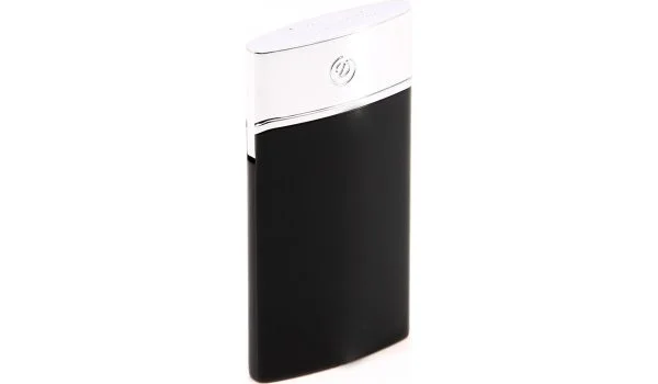 S.T. Dupont E-Slim Lighter Black Lacquer & Chrome