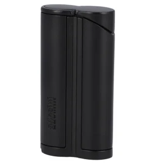 adorini Single Jet Curve Lighter Matt Black incl. Cigar Punch