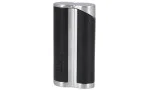 adorini Single Jet Curve Lighter Black / Satin Silver incl. Cigar Punch