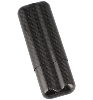 Carbon Fiber Cigar Case for 2 Cigars