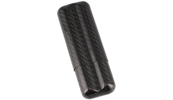 Carbon Fiber Cigar Case for 2 Cigars