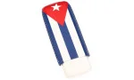 Cigar Case Cuban Flag for 2 Cigars