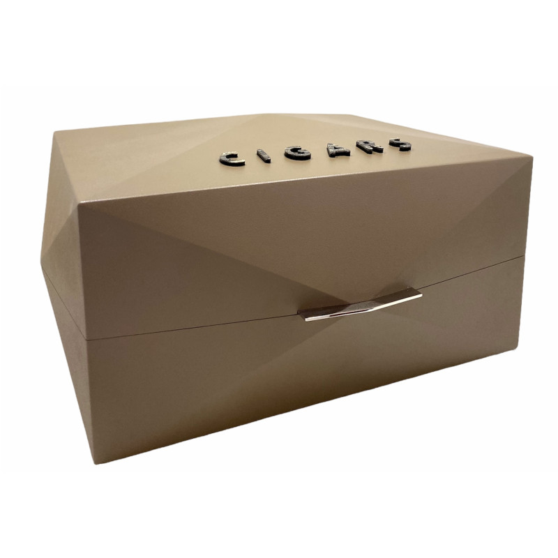 Gentili Humidor Prisma "Cigars" Brown Free UK Shipping