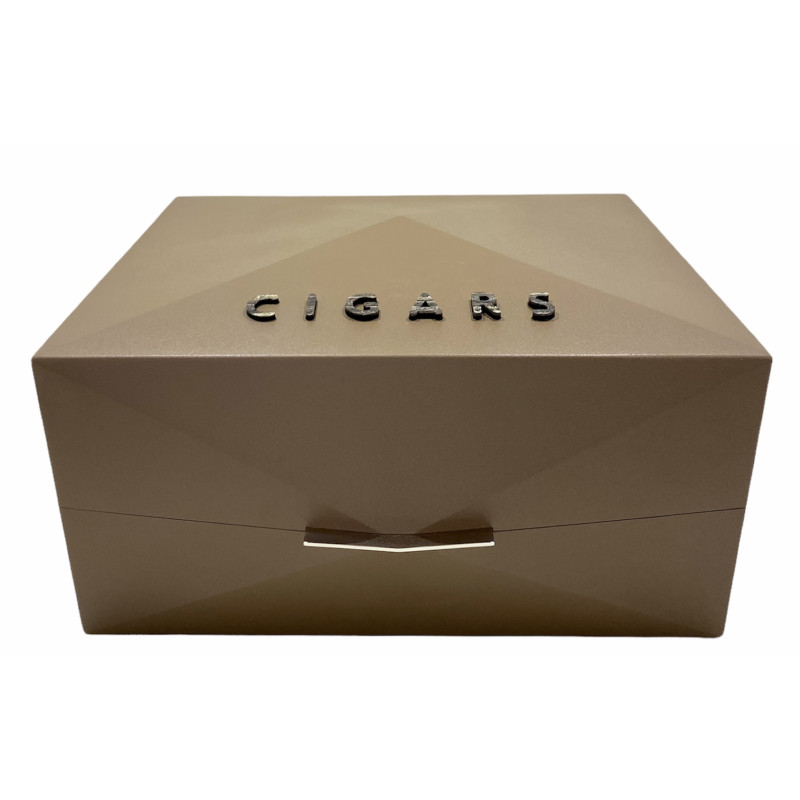 Gentili Humidor Prisma "Cigars" Brown Free UK Shipping