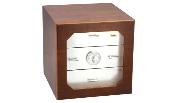 adorini Chianti Medium Deluxe Humidor Walnut/Alu