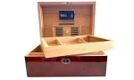 Daniel Marshall Burl Humidor Auburn for 125 Cigars photo 8