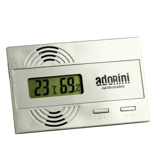 Adorini Digital Hygrometer & Thermometer Silver photo 5