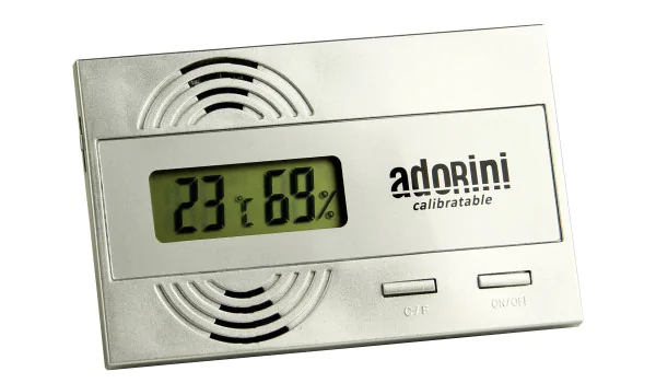 Adorini Digital Hygrometer & Thermometer Silver photo 5