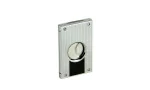 Caseti Cigar Cutter chrome and black lined photo 3