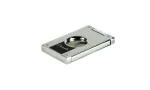Caseti Cigar Cutter chrome and black lined photo 4
