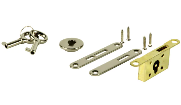 Humidor Swing bolt Lock Set silver photo 4