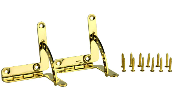 Pair of quadrant hinges gold, Lowest price