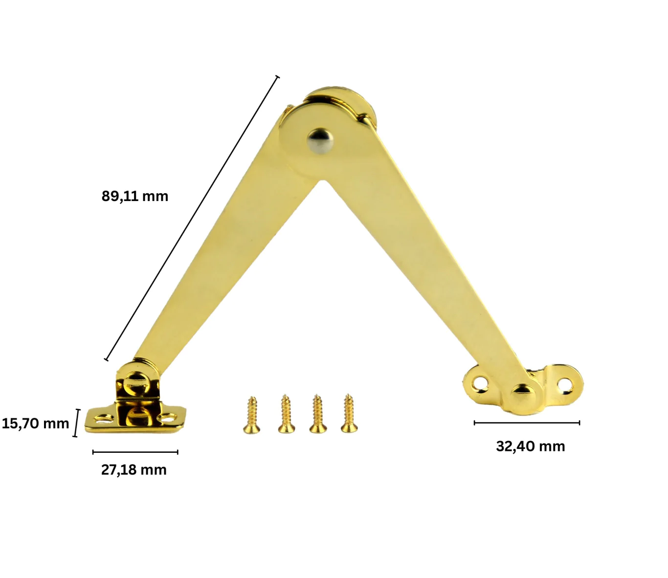 Scissor hinge gold big Buy at best price 2 Reviews