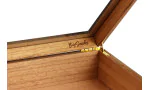 BigSmoke Humidor Set brown with glas lid photo 6
