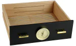 Drawer for adorini Humidor Chianti medium black with hygrometer hole photo 5