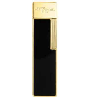 S.T. Dupont Twiggy Lighter Black Lacquer Gold 030002