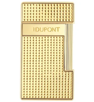 S.T. Dupont Slimmy Lighter Diamond Head Gold 028119