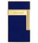 S.T. Dupont Slimmy Lighter Blue Lacquer Gold 028005