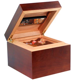 Vedado Humidor Brown with Humidifier