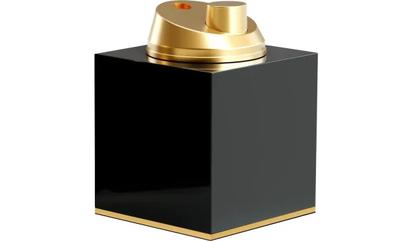 adorini Table Jet Lighter High Gloss Black Gold