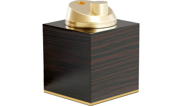 adorini Table Jet Lighter High Gloss Ebony Gold