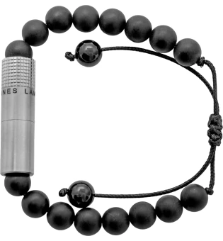 Les Fines Lames Punch Bracelet Onyx Matte