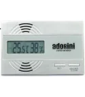 adorini Digital Hygrometer & Thermometer Silver with Swiss Sensirion Sensor