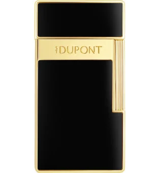 S.T. Dupont Biggy Lighter Black Lacquer Golden 025222