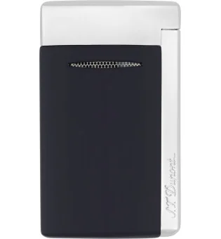 S.T. Dupont Minijet Lighter Blue Chrome 010811