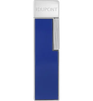 S.T. Dupont Twiggy Lighter Blue Lacquer Chrome 030115