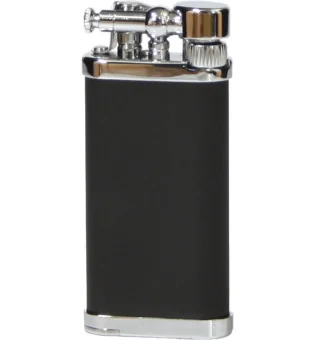 IM Corona pipe lighter Old Boy chrom/black
