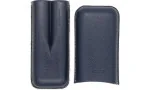 Jemar Leather Double Cigar Case Edge Beruga Blue 464/2 photo 2