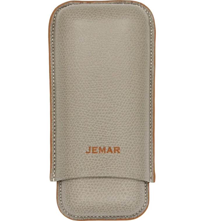 Jemar Leather Double Cigar Case Edge Golf 464/2