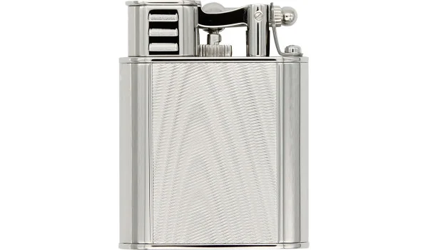 Dunhill Unique Lighter Turbo Moire Texture Palladium Plate