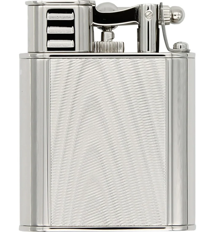 Dunhill Unique Lighter Turbo Moire Texture Palladium Plate