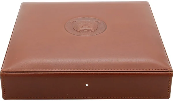 Bulldog by Dunhill Travel Humidor 10 Brown
