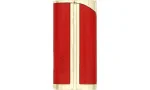 adorini Single Jet Curve Lighter Red / Satin gold incl. Cigar Punch photo 5